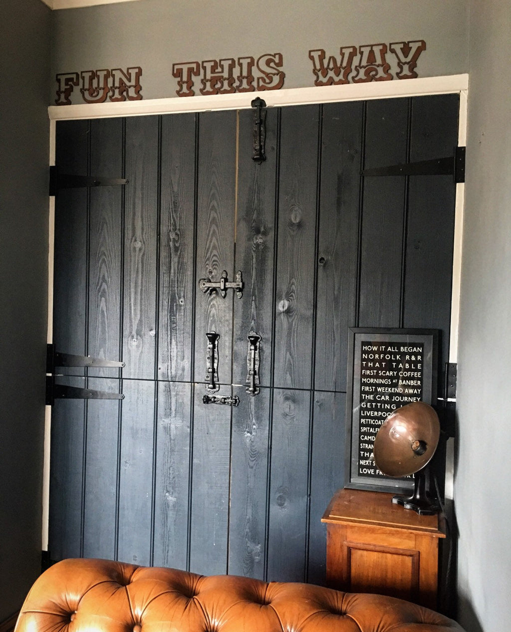 Rusty 5 Inch Carnival Metal Letters A to Z