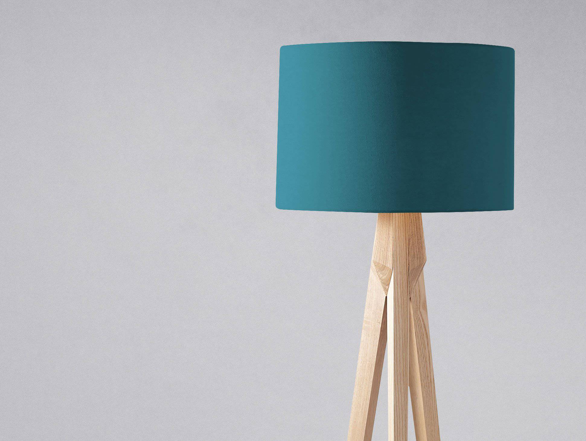 Plain Teal Lampshade for Ceiling or Table Lamp