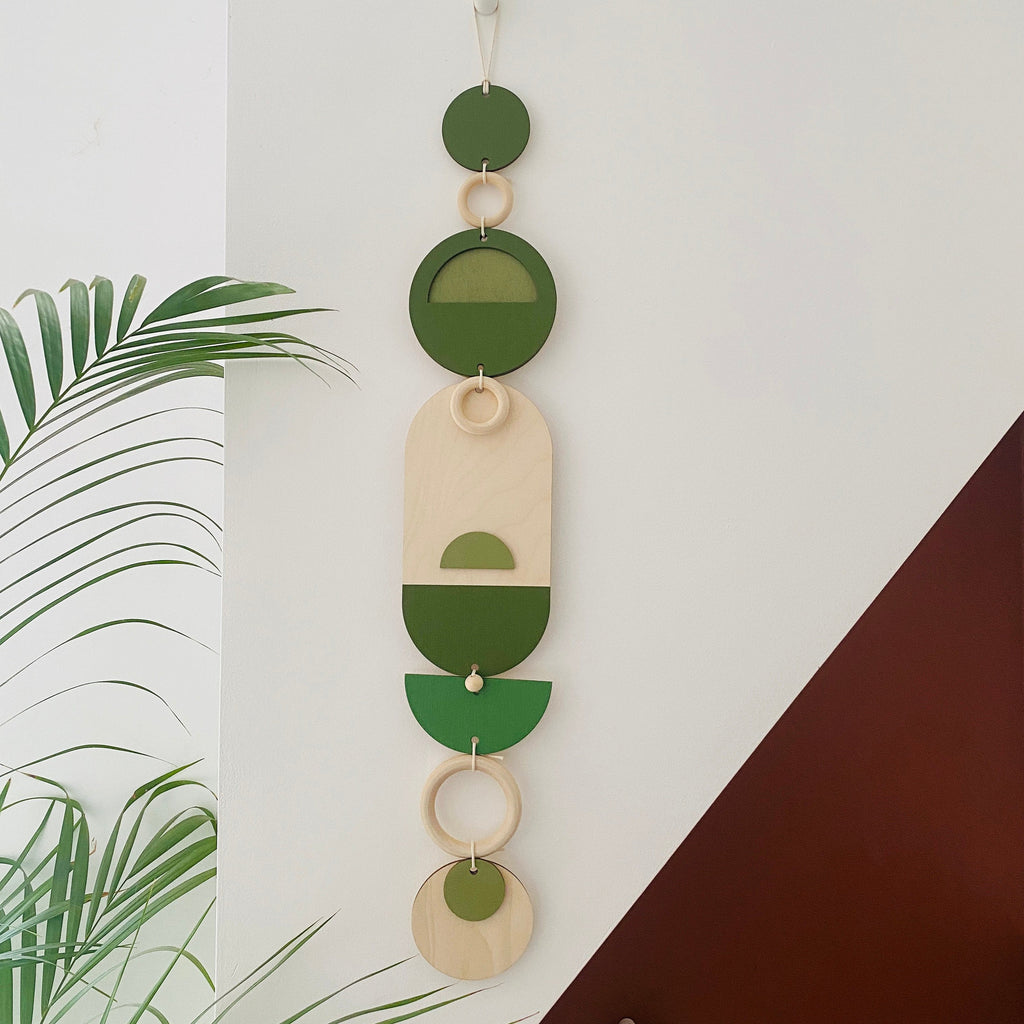 Medium Sunset Modern Art Wood Wall Hanging in Multiple Colours