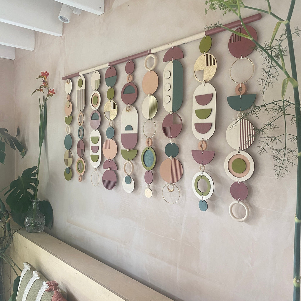 Large Geometric Modern Wall Art Handmade Tapestry