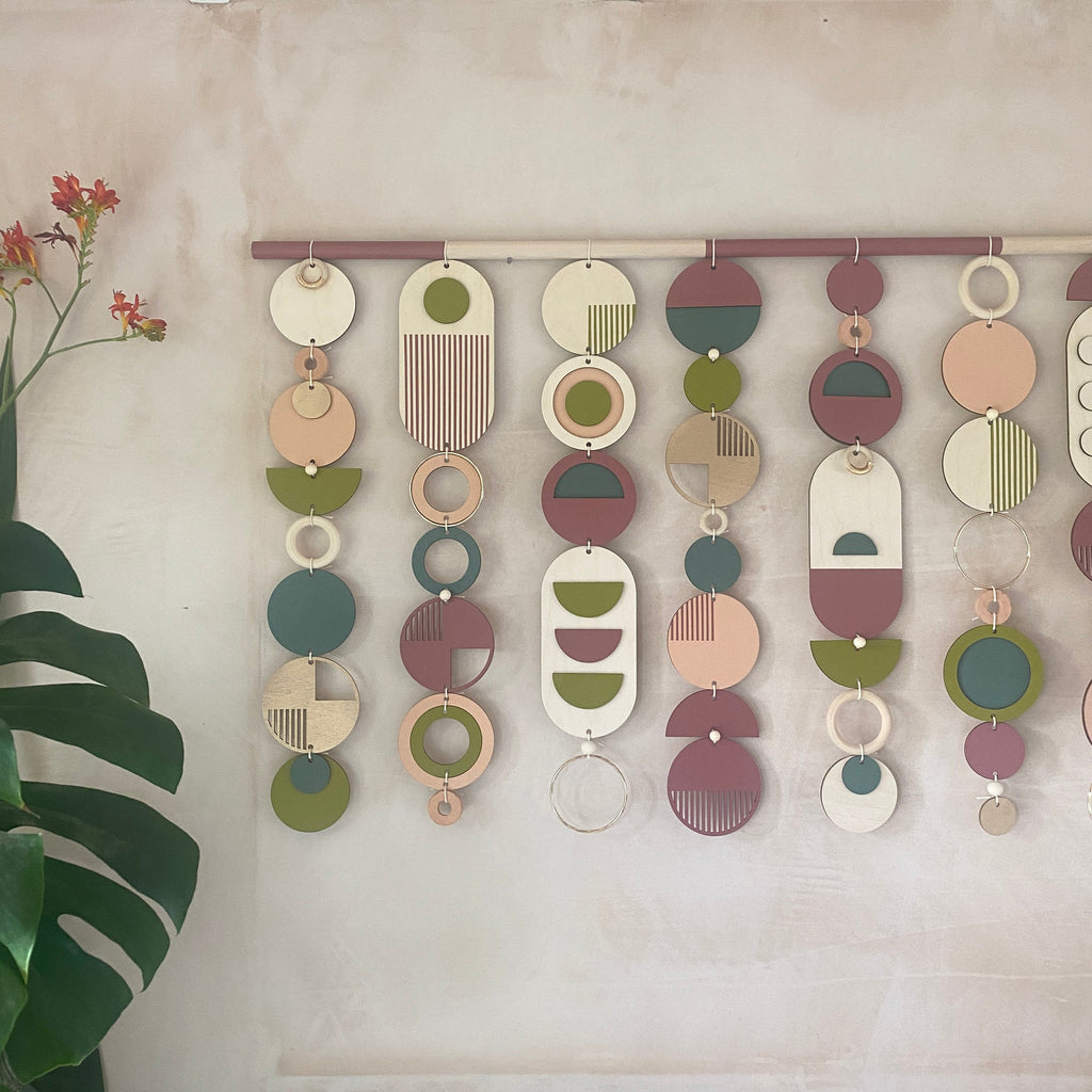 Large Geometric Modern Wall Art Handmade Tapestry