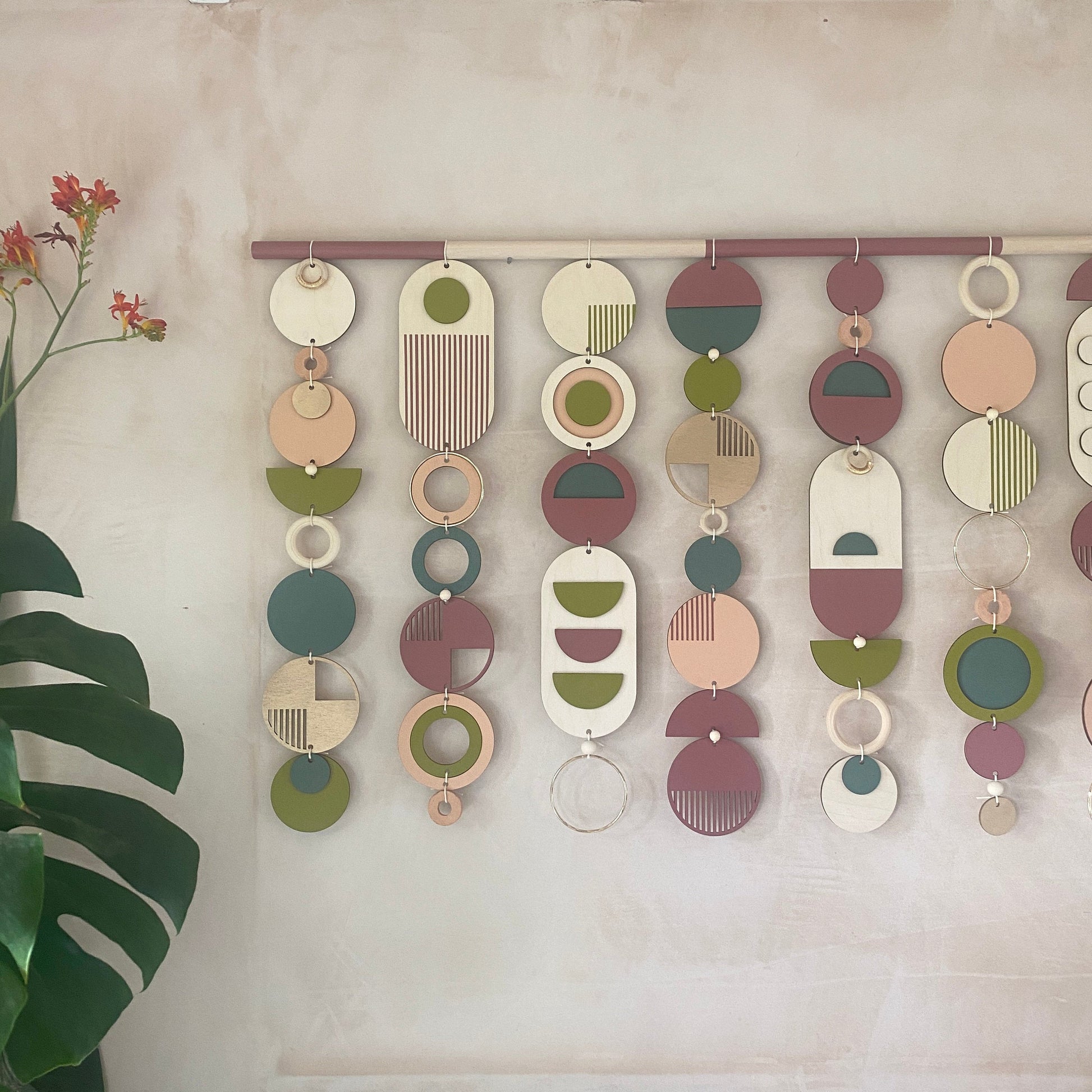 Large Geometric Modern Wall Art Handmade Tapestry