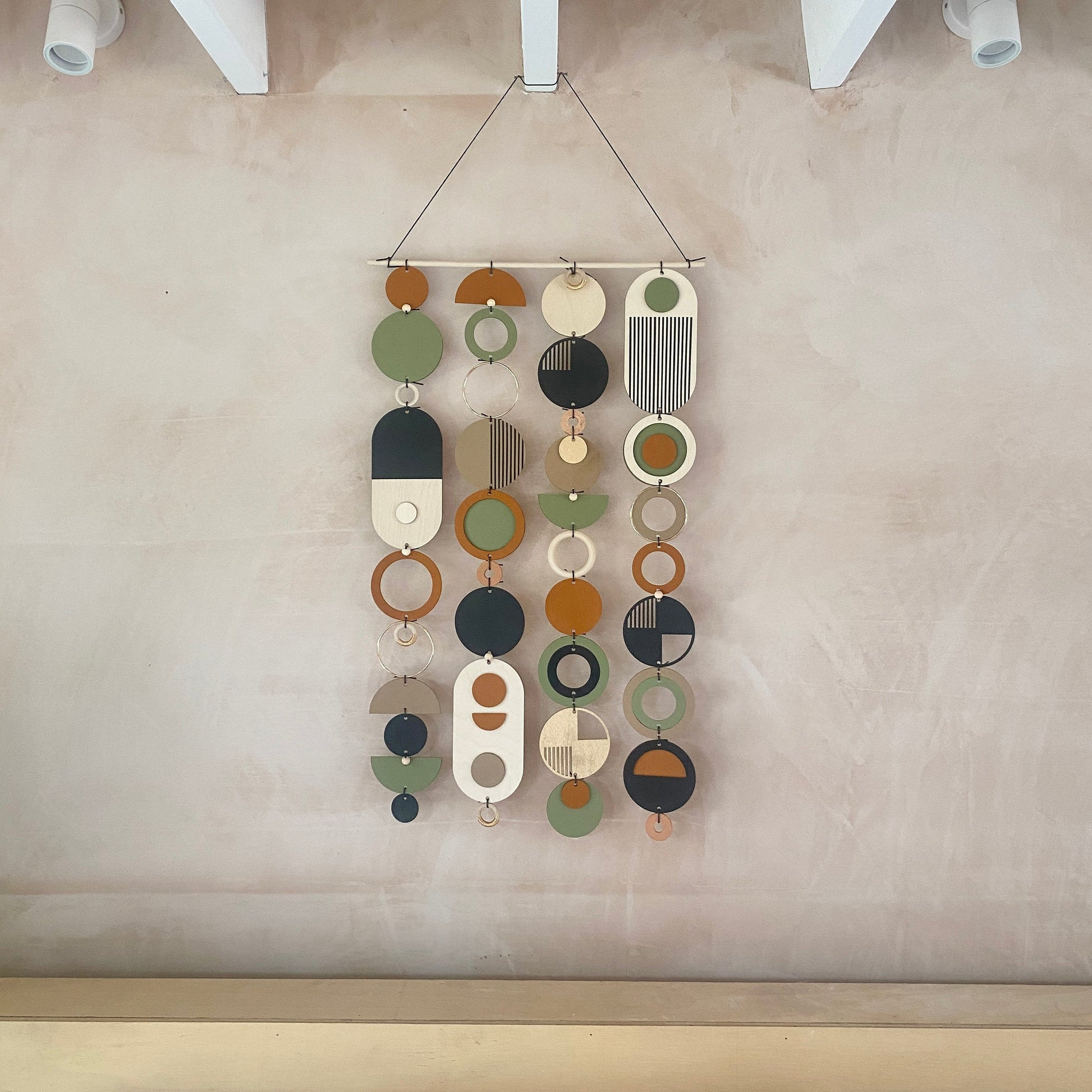 Geometric Wall Art Mid Century Modern Minimal Home Decor