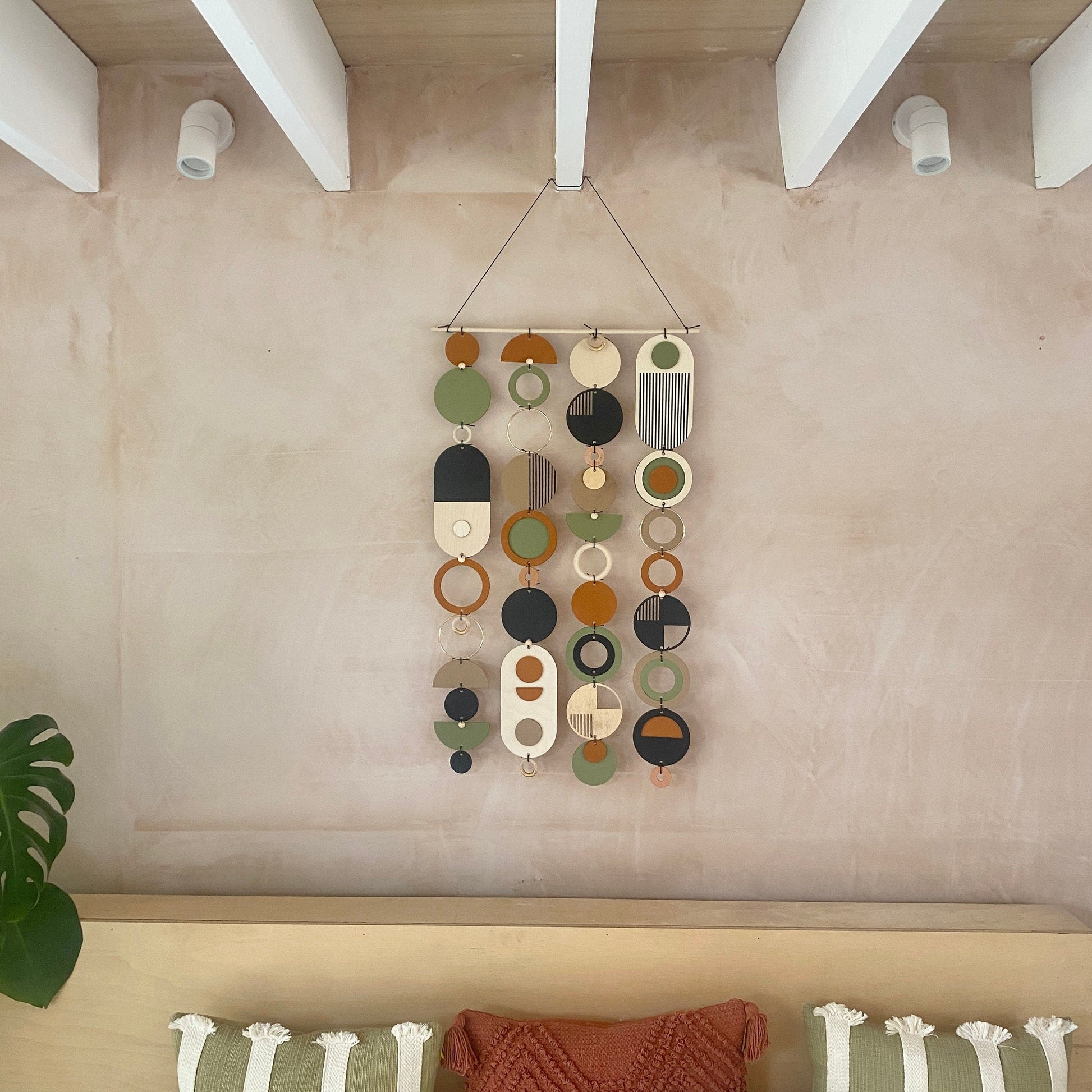 Geometric Wall Art Mid Century Modern Minimal Home Decor