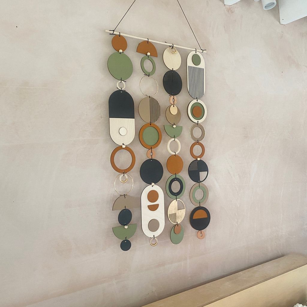 Geometric Wall Art Mid Century Modern Minimal Home Decor