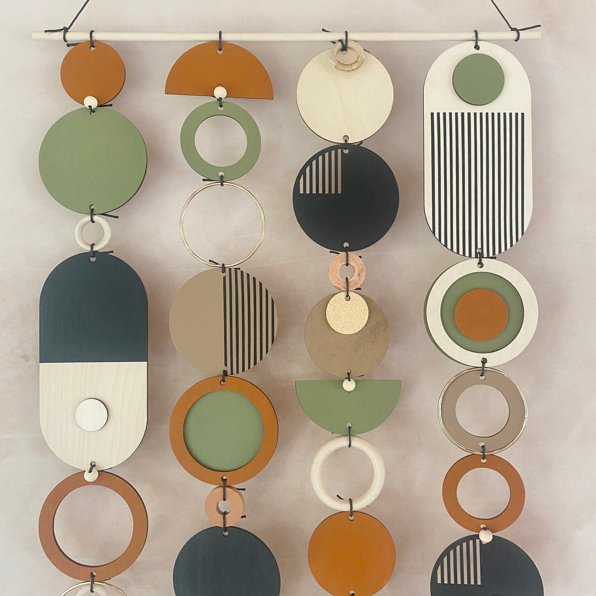 Geometric Wall Art Mid Century Modern Minimal Home Decor