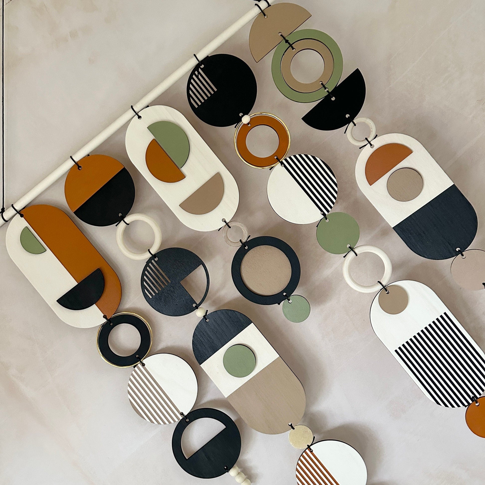 Geometric Wall Art Handmade Mid Century Modern Large Tapestry