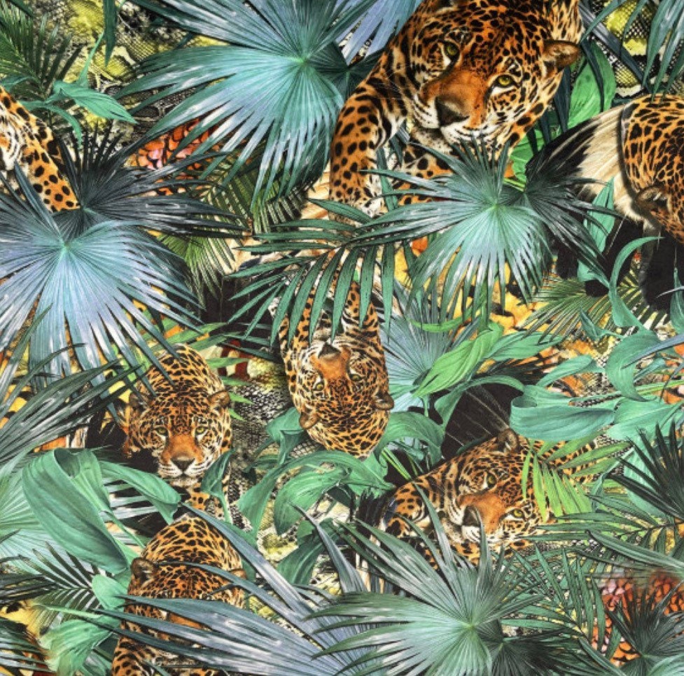 Tropical cheetah velvet french drum lampshade/ ceiling light shade, empire lampshade