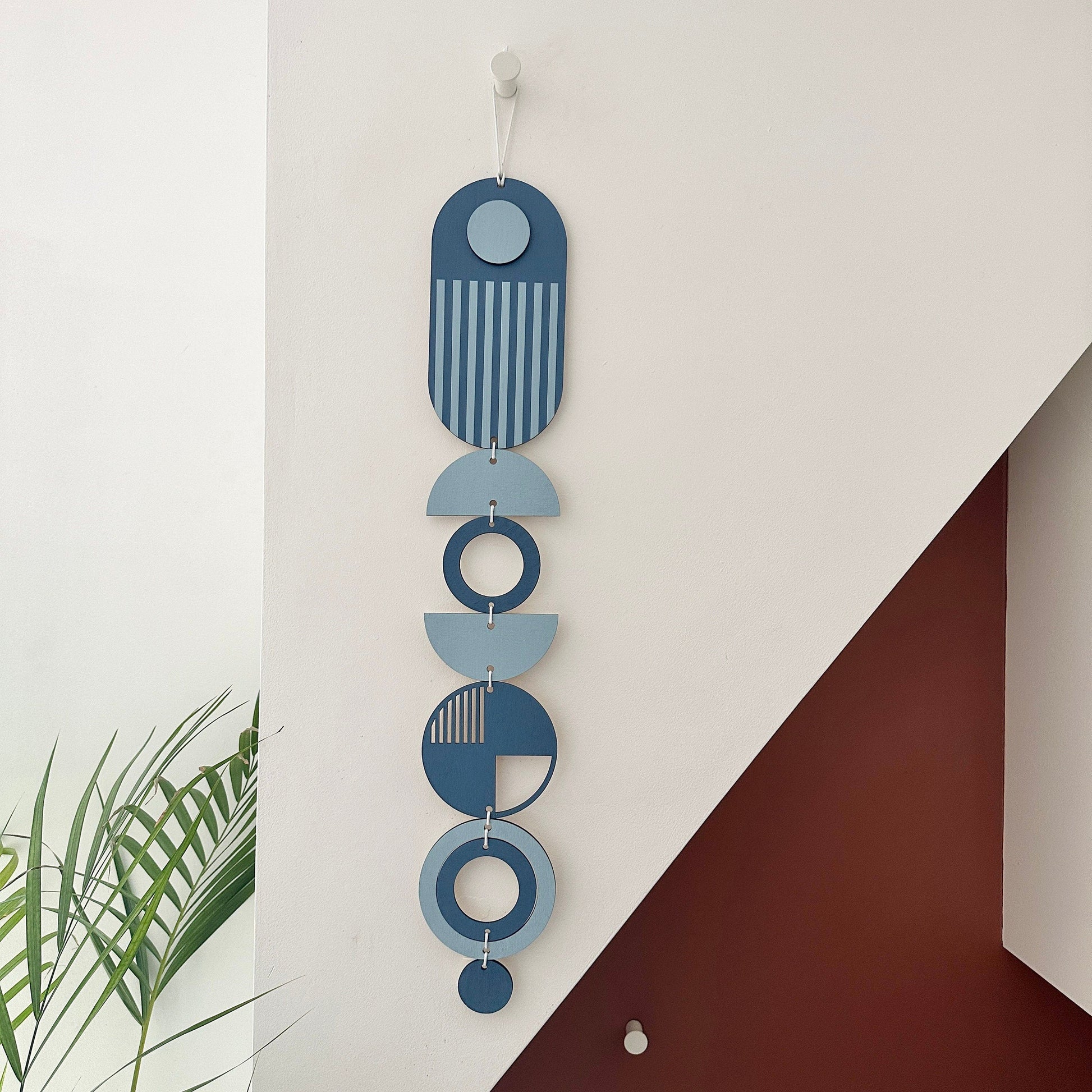 Handmade Geometric Wall Hanging in Bright Colours