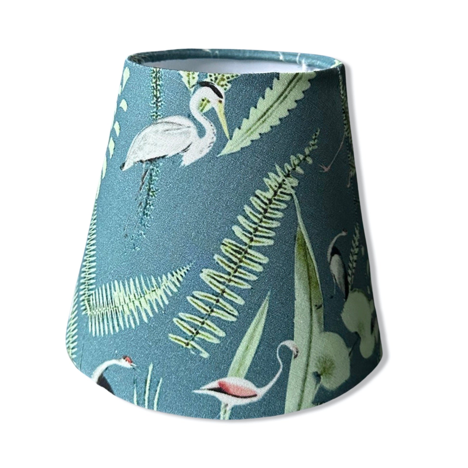 Flamingo Blue and Green Lampshade 6 Inch