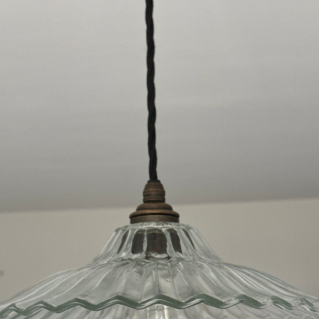 Prismatic Glass Shade Pendant Light