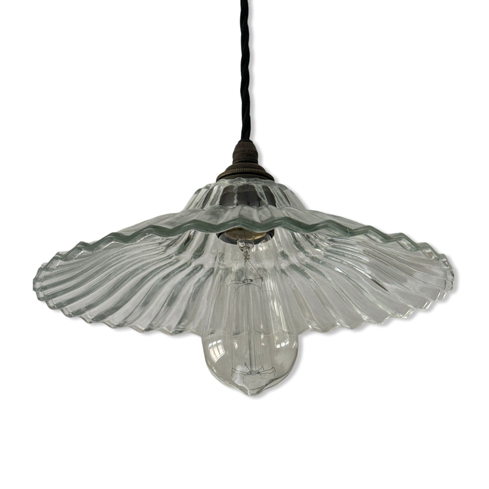 Prismatic Glass Shade Pendant Light