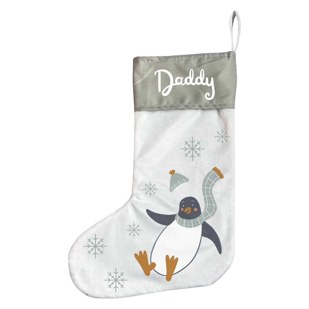 Personalised Christmas Stocking with Hand Drawn Design