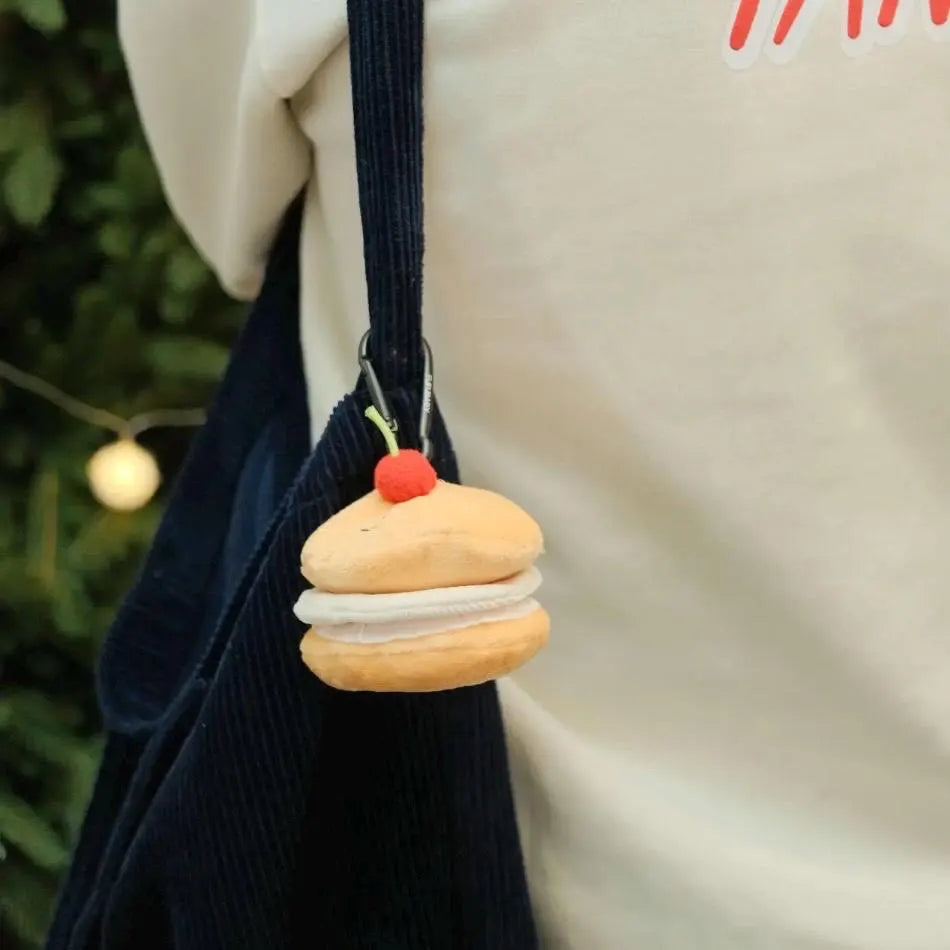 Cherry Pancake Bag Charm Plush Toy