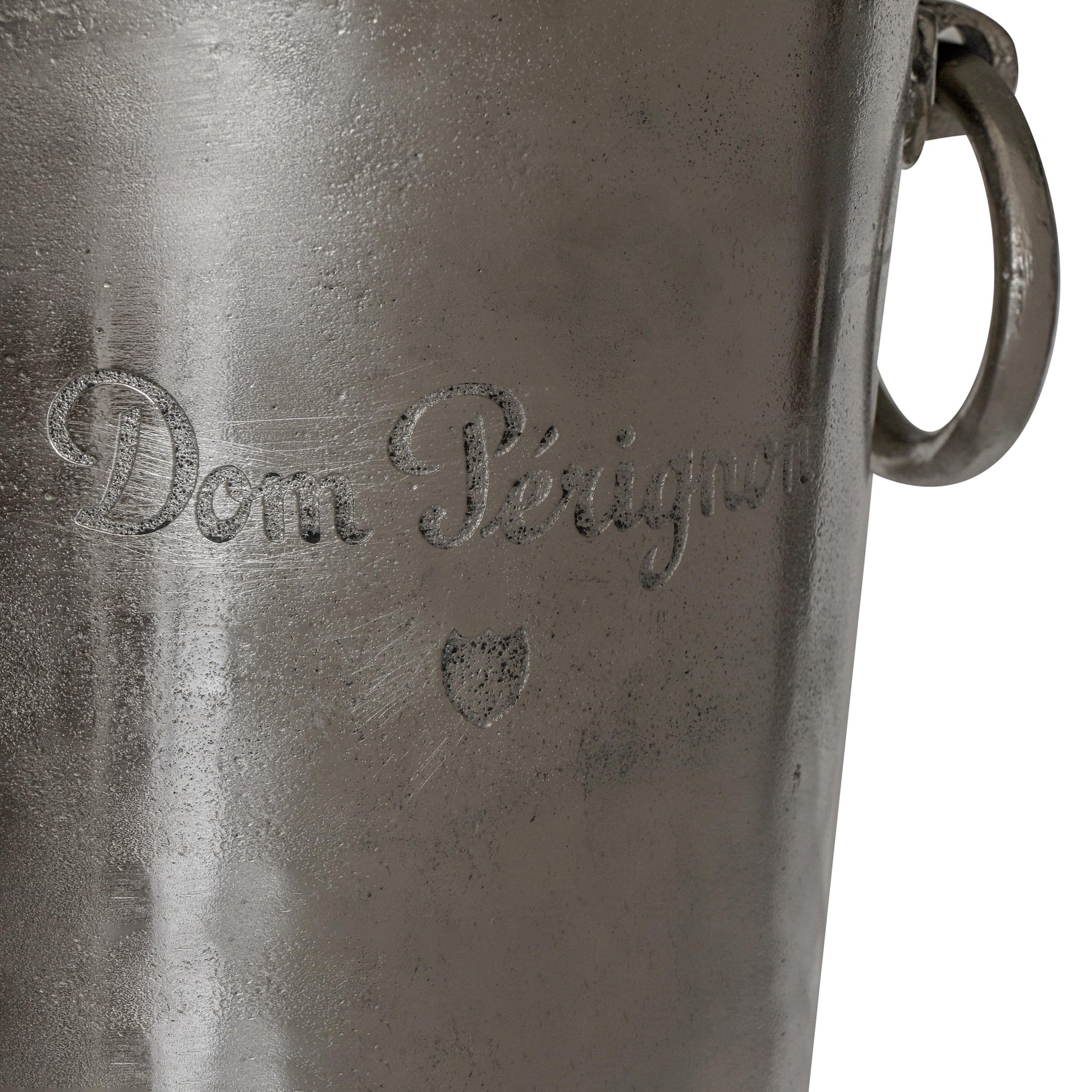 Solid Cast Engraved Champagne Ice Bucket Large Standing Wine Cooler