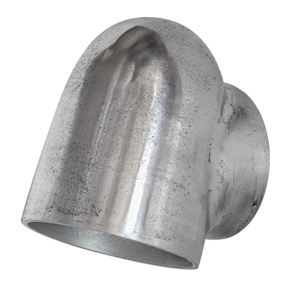 Pewter Mast Down Light Wall Sconce