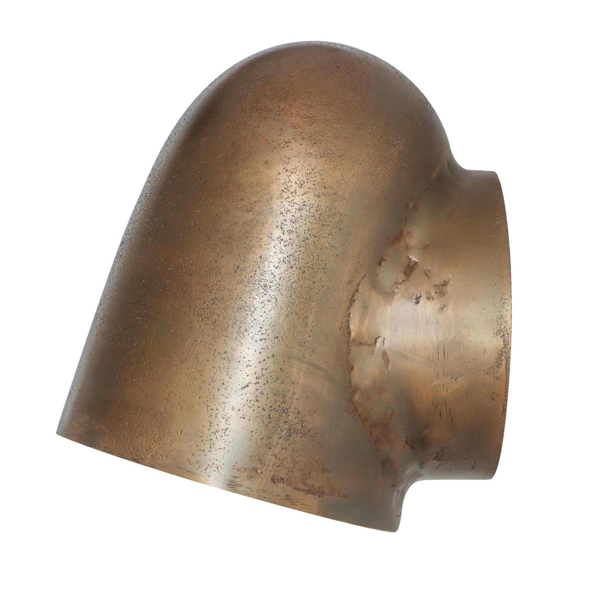 Antique Brass Mast Down Light Wall Sconce