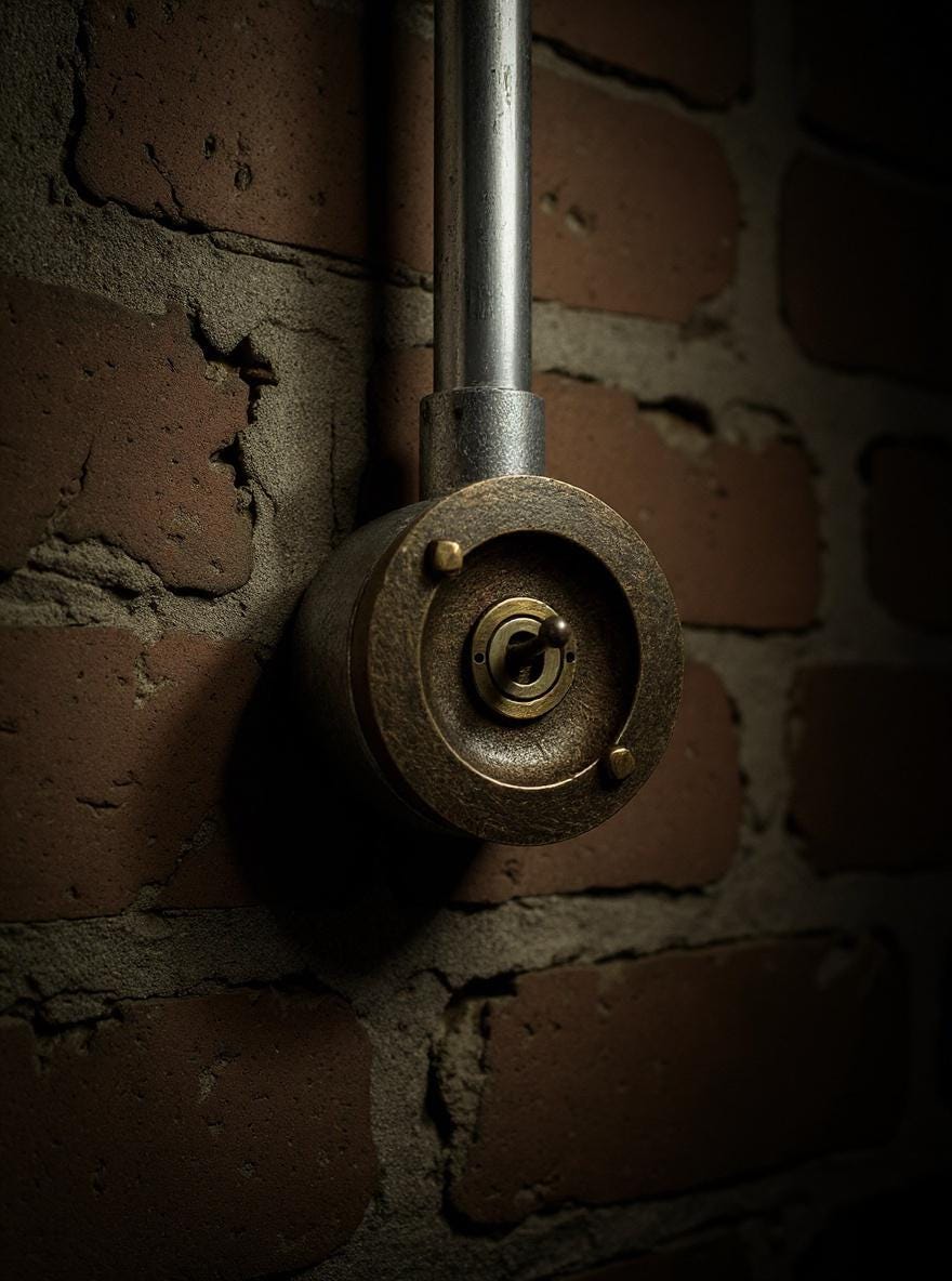 Single Gang Bronze Conduit Metal Light Switch Industrial 2 Way