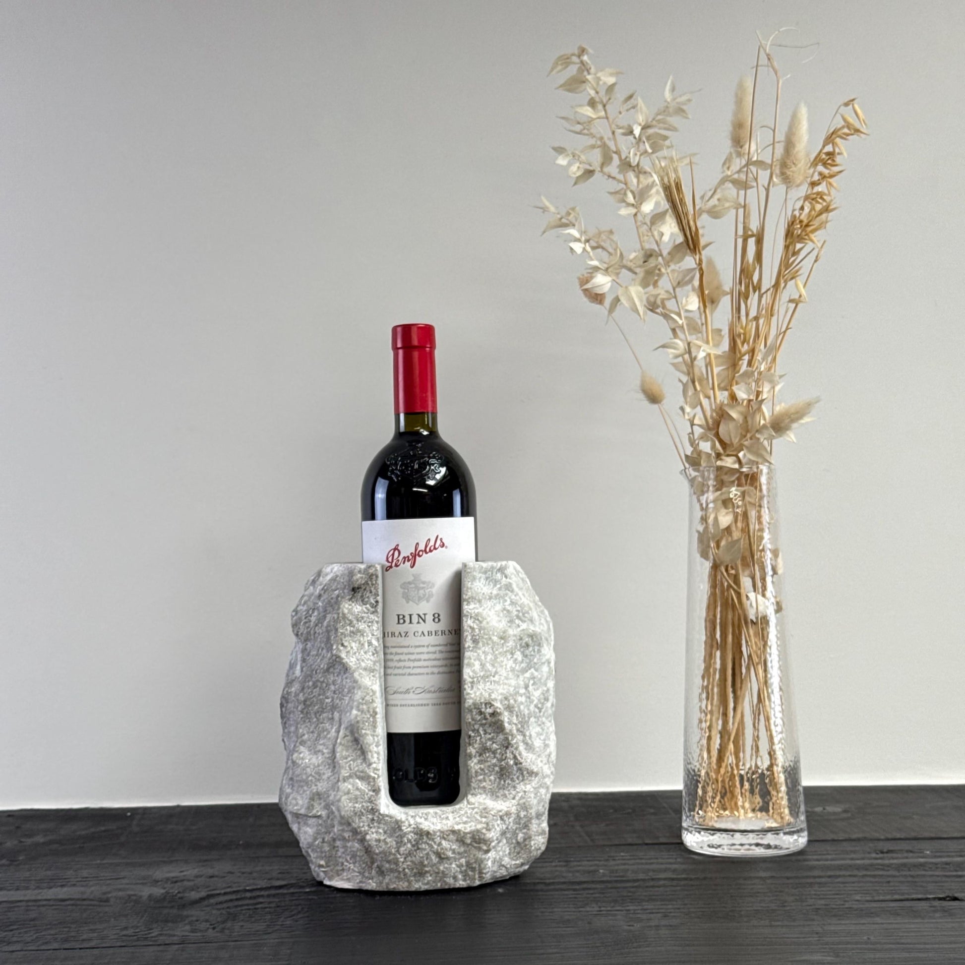 Marble Stone Handcrafted Wine Bottle Holder