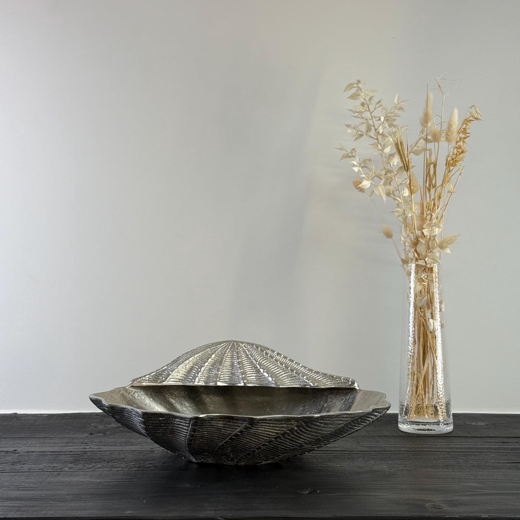 Clamshell Solid Champagne Ice Bucket Wine Cooler