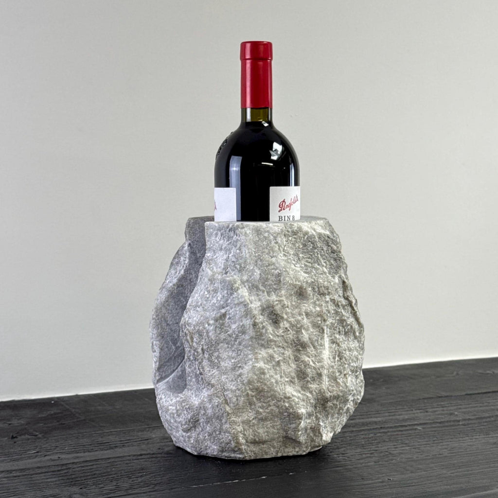 Marble Stone Handcrafted Wine Bottle Holder