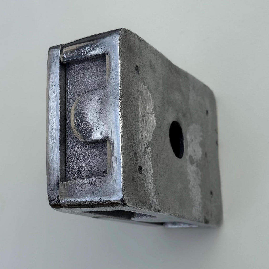 Black Nickel Double Switched 13A Power Socket Industrial Vintage Style