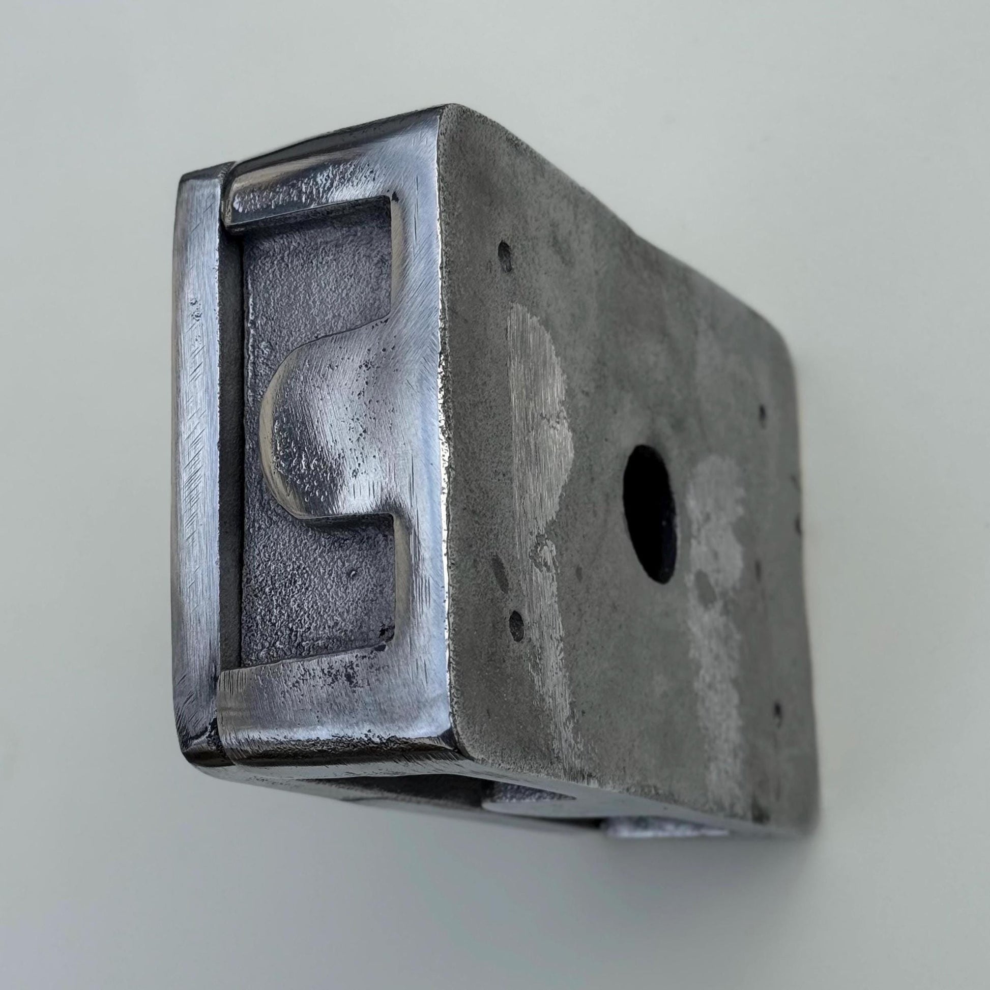 Black Nickel Double Switched 13A Power Socket Industrial Vintage Style