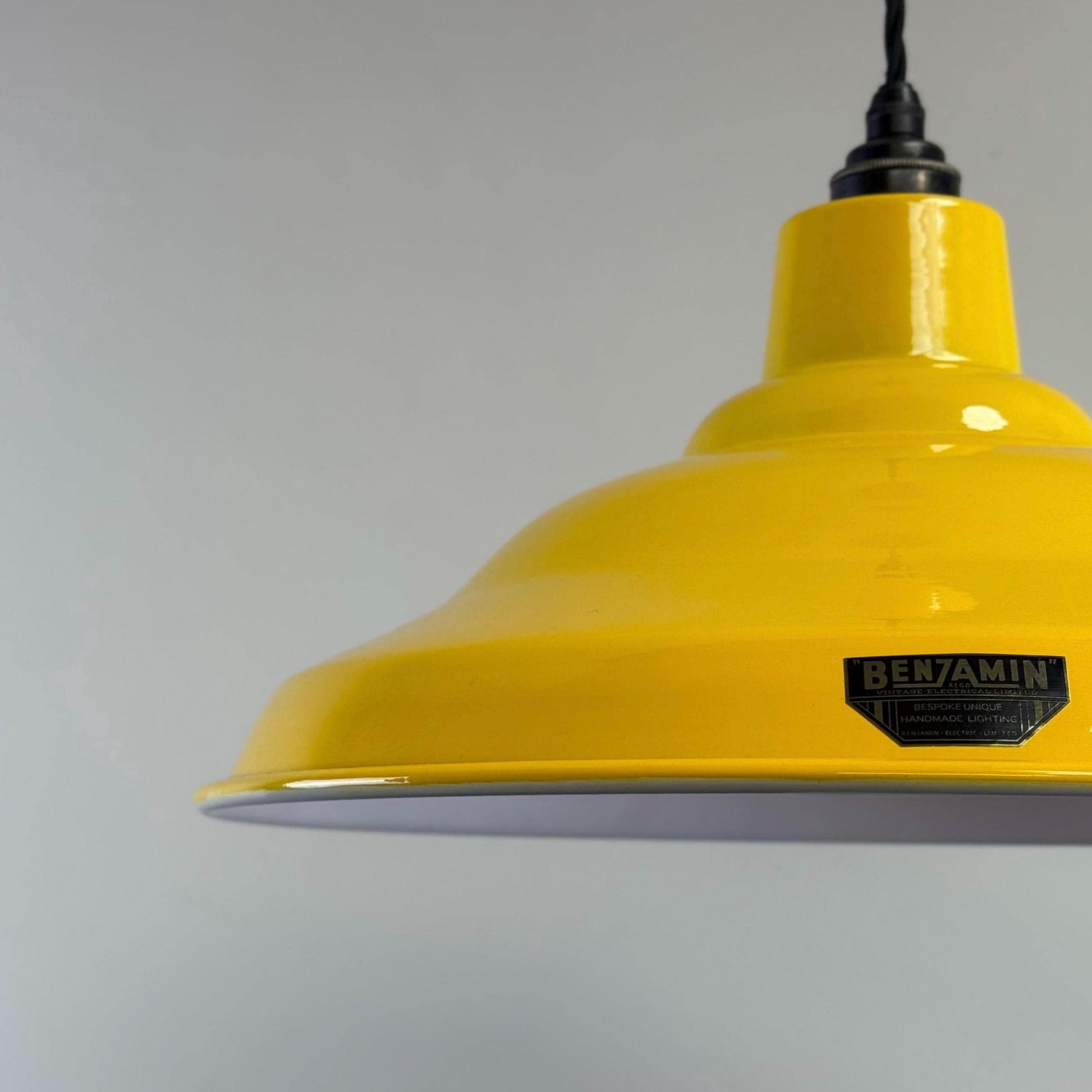 Summer Yellow Pendant Light 16 Inch Factory Second