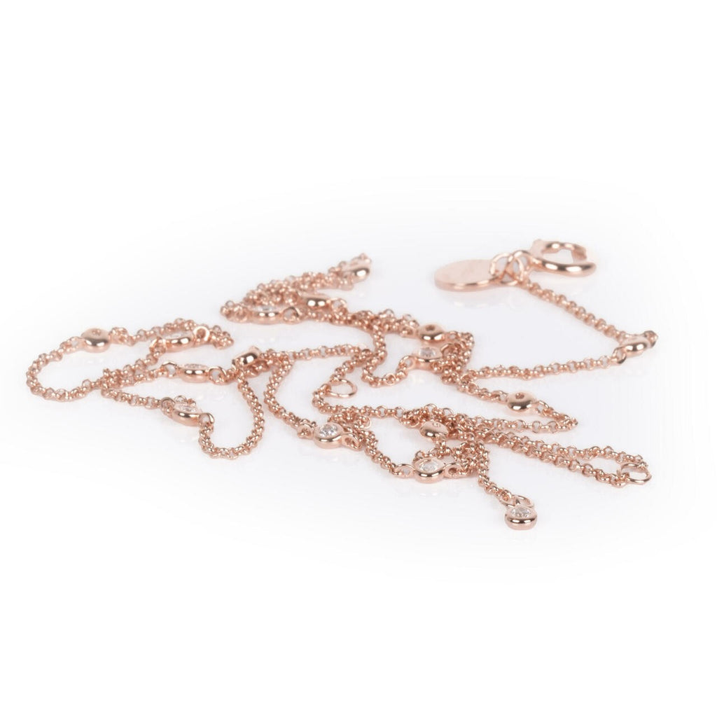 Find Your Shine with Sparkling MyaMoon Zircon Chain - Elegant, Adjustable & Timeless by MyaMoon at www.brixbailey.com