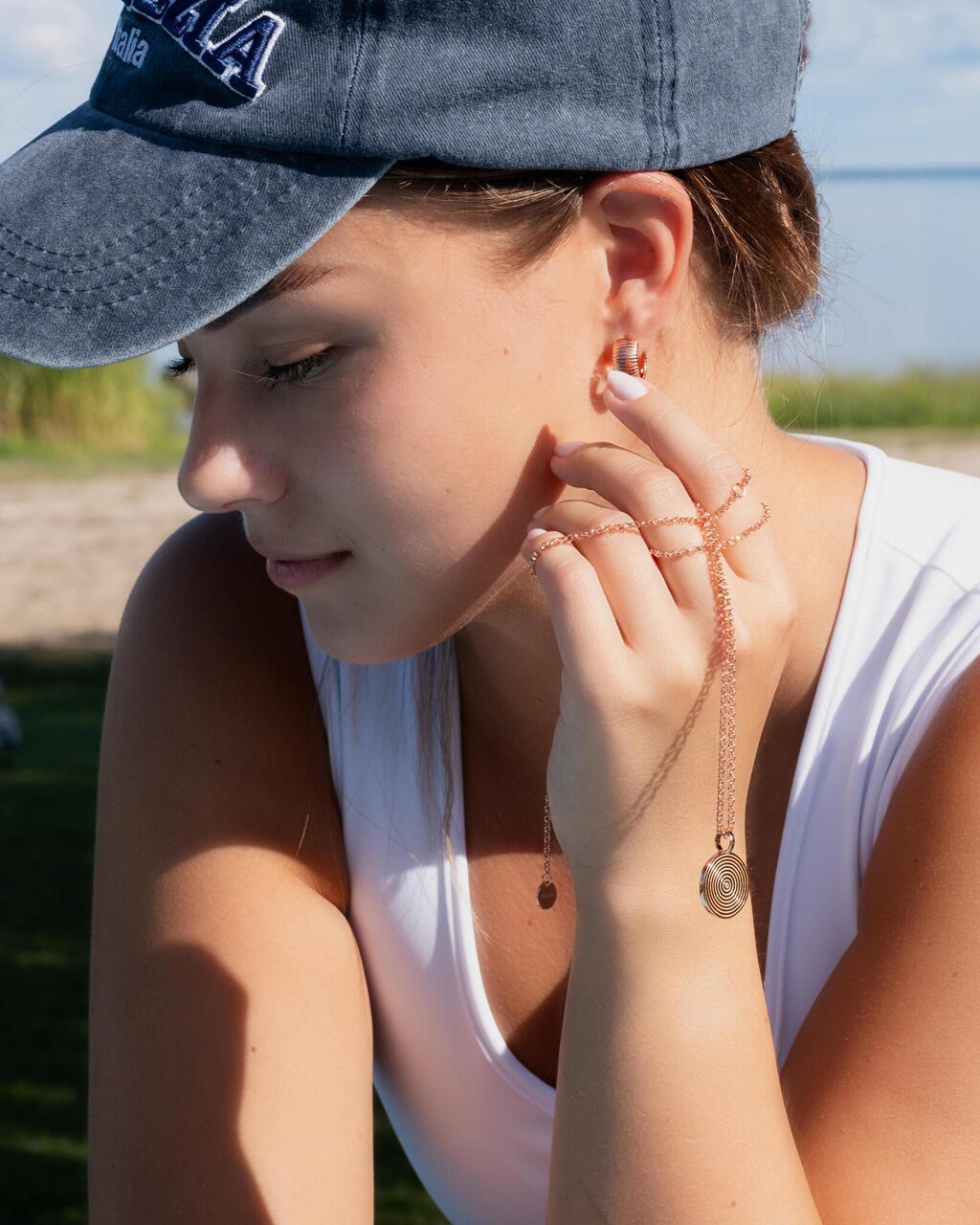 Illumi Infinity Pendant with Zircon by MyaMoon - Timeless 925 Sterling Silver Jewelry by MyaMoon at www.brixbailey.com