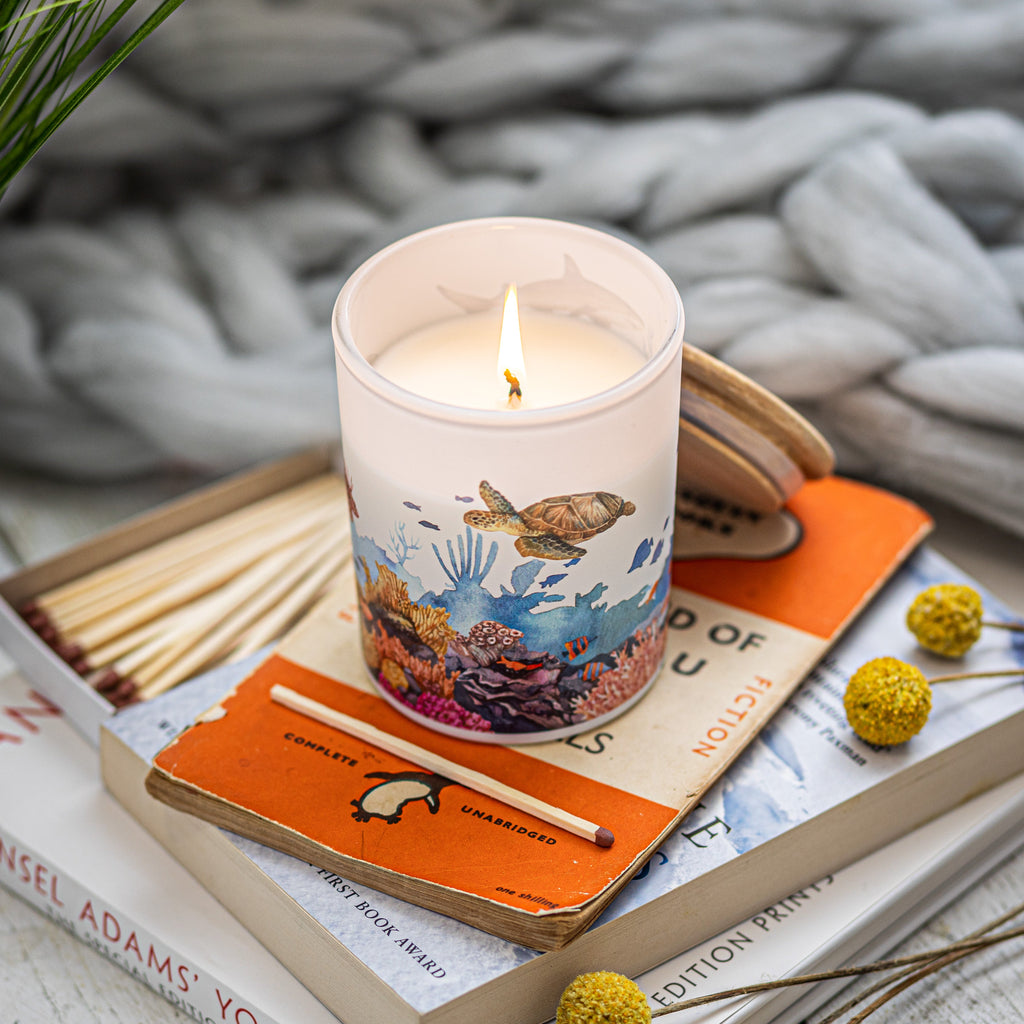 Invigorating Marine Vegan Scented Candle
