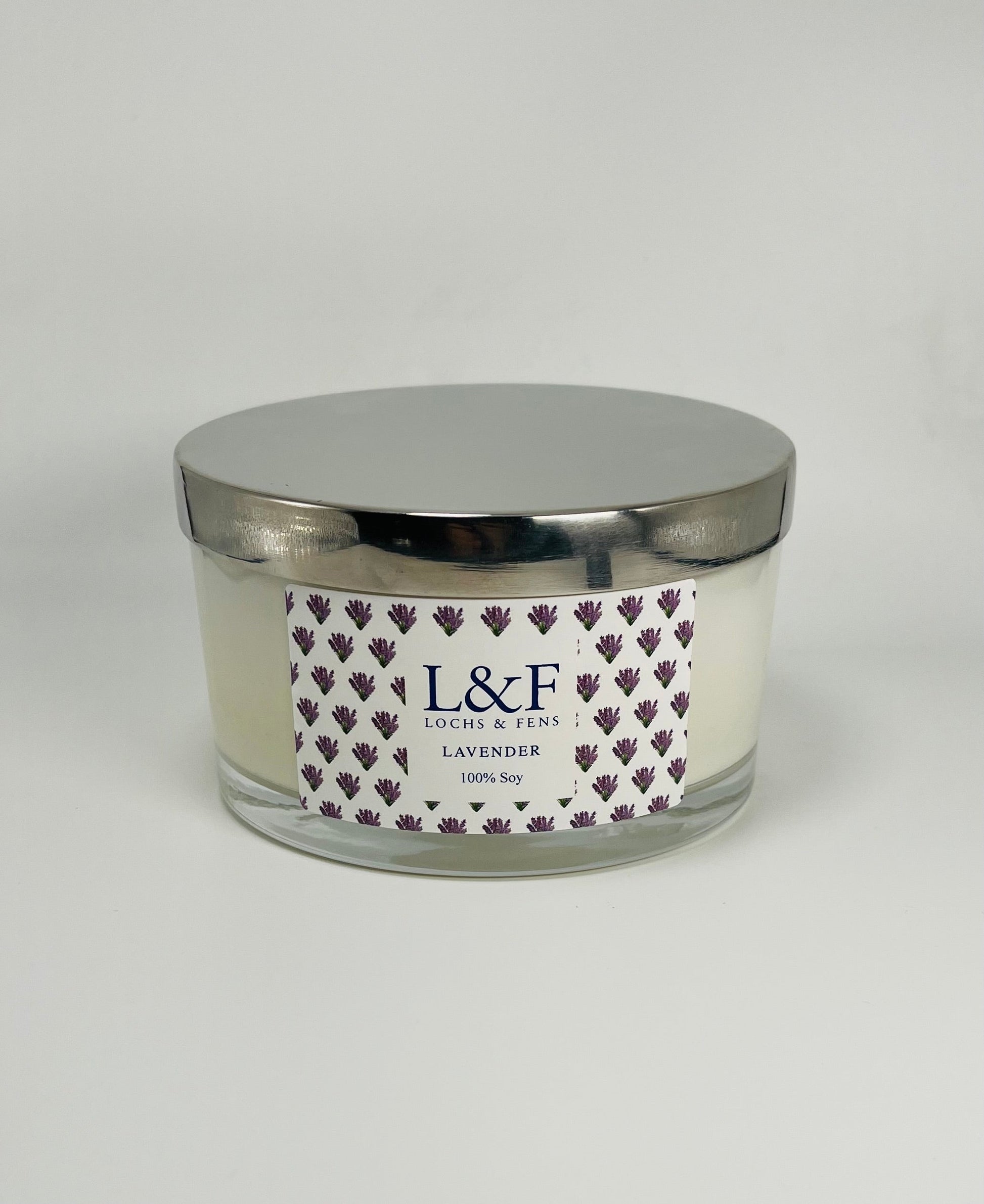 Double wick Soy Candle - Lavender