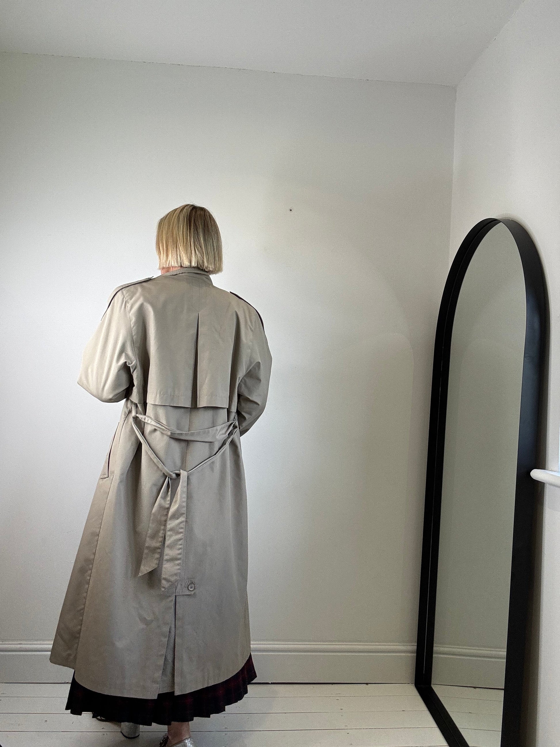 Vintage Double Breasted Trench Coat