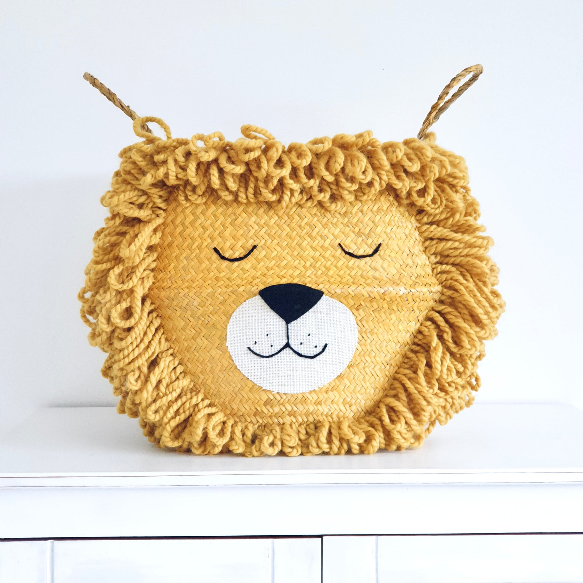 Yellow Lion Basket - Extra Large