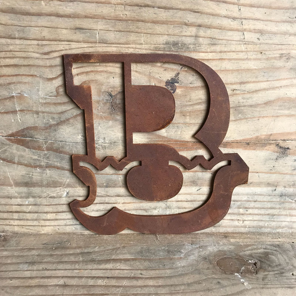 Rusty 5 Inch Carnival Metal Letters A to Z