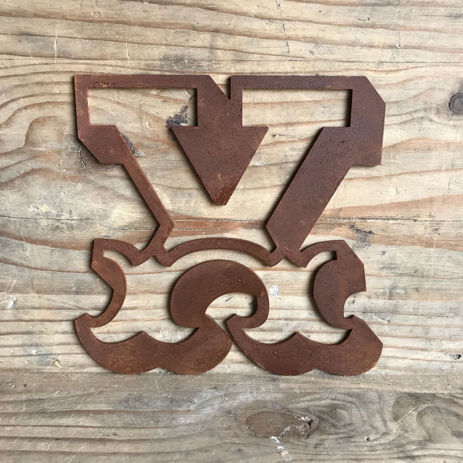 Rusty 5 Inch Carnival Metal Letters A to Z