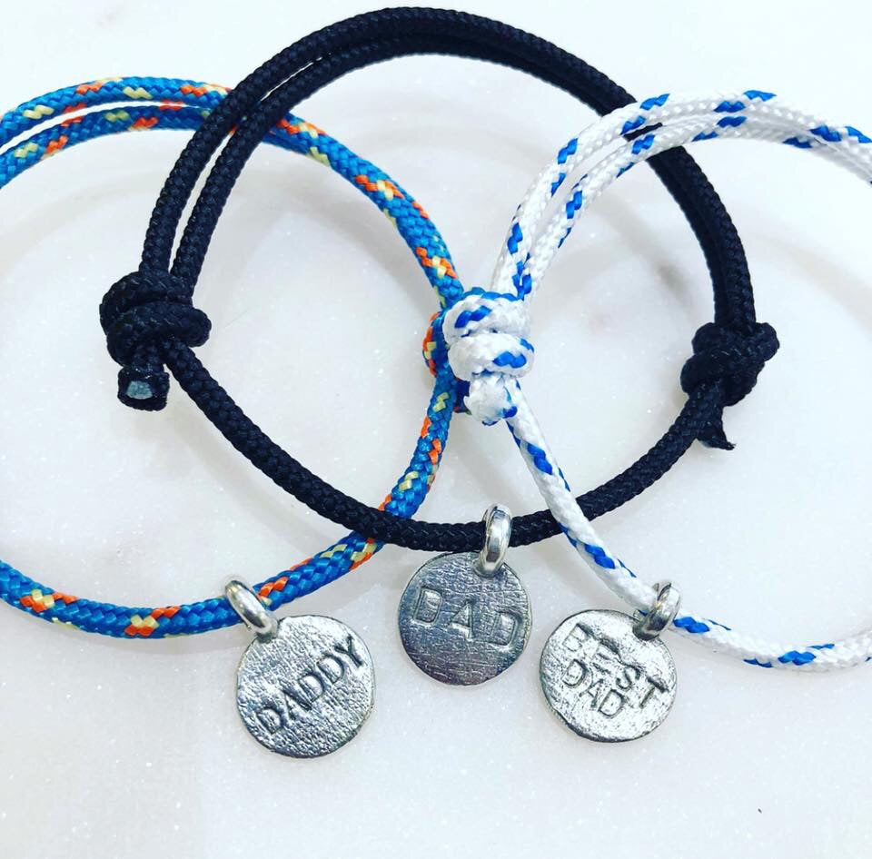 Full Moon Rope Bracelet with Optional Personalisation