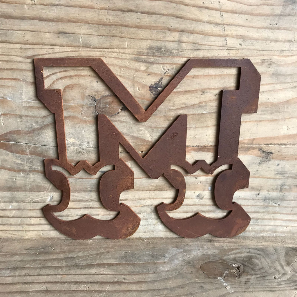 Rusty 5 Inch Carnival Metal Letters A to Z