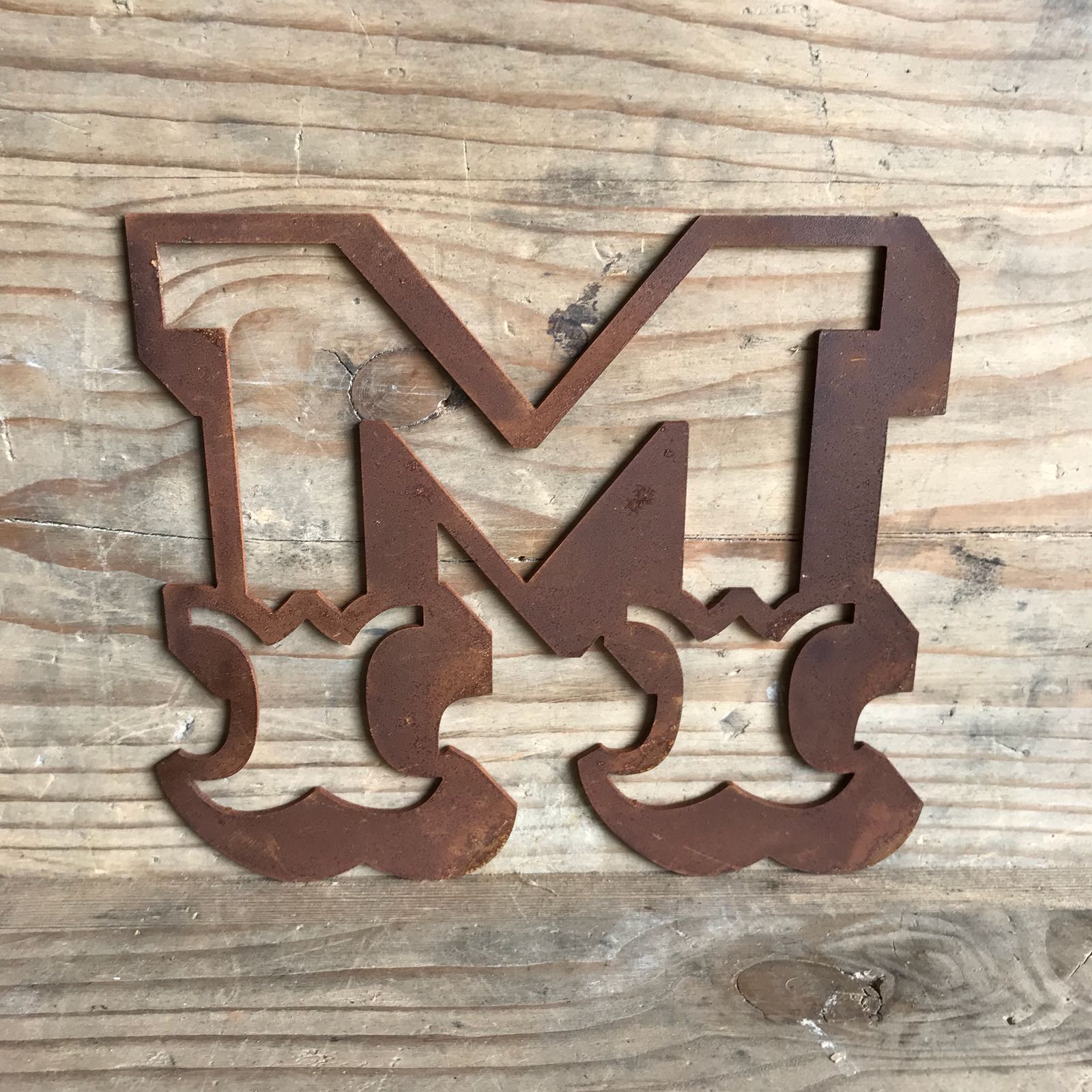 Rusty 5 Inch Carnival Metal Letters A to Z