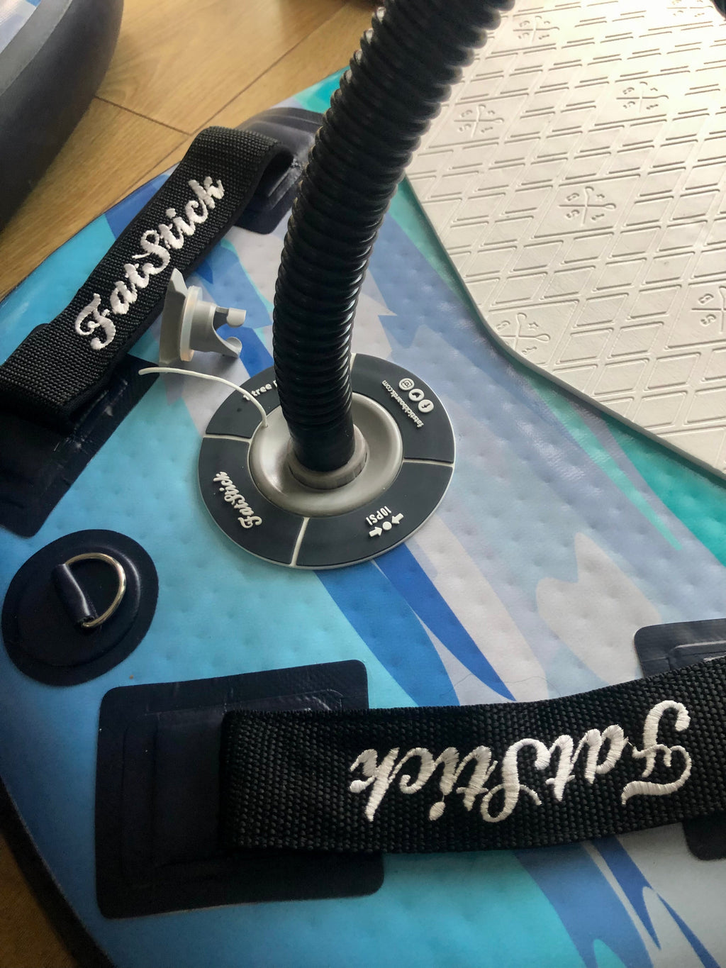 Inflatable 43 inch Body Board Complete Package with Pump and Leash