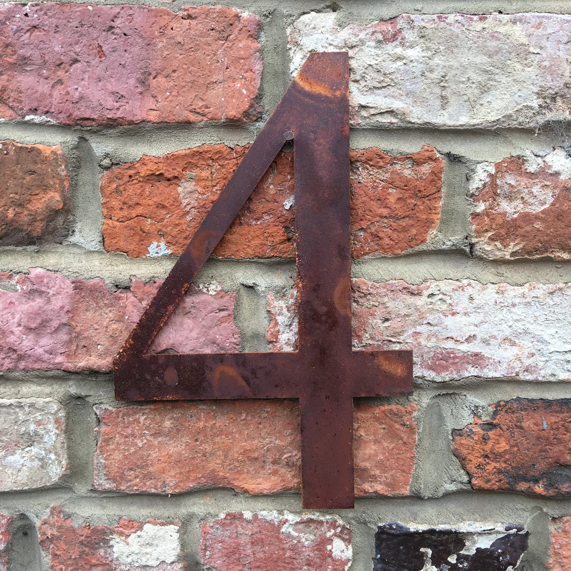 Rustic Metal Letters and Numbers 5 inch and 12 inch for Home and Garden Decor