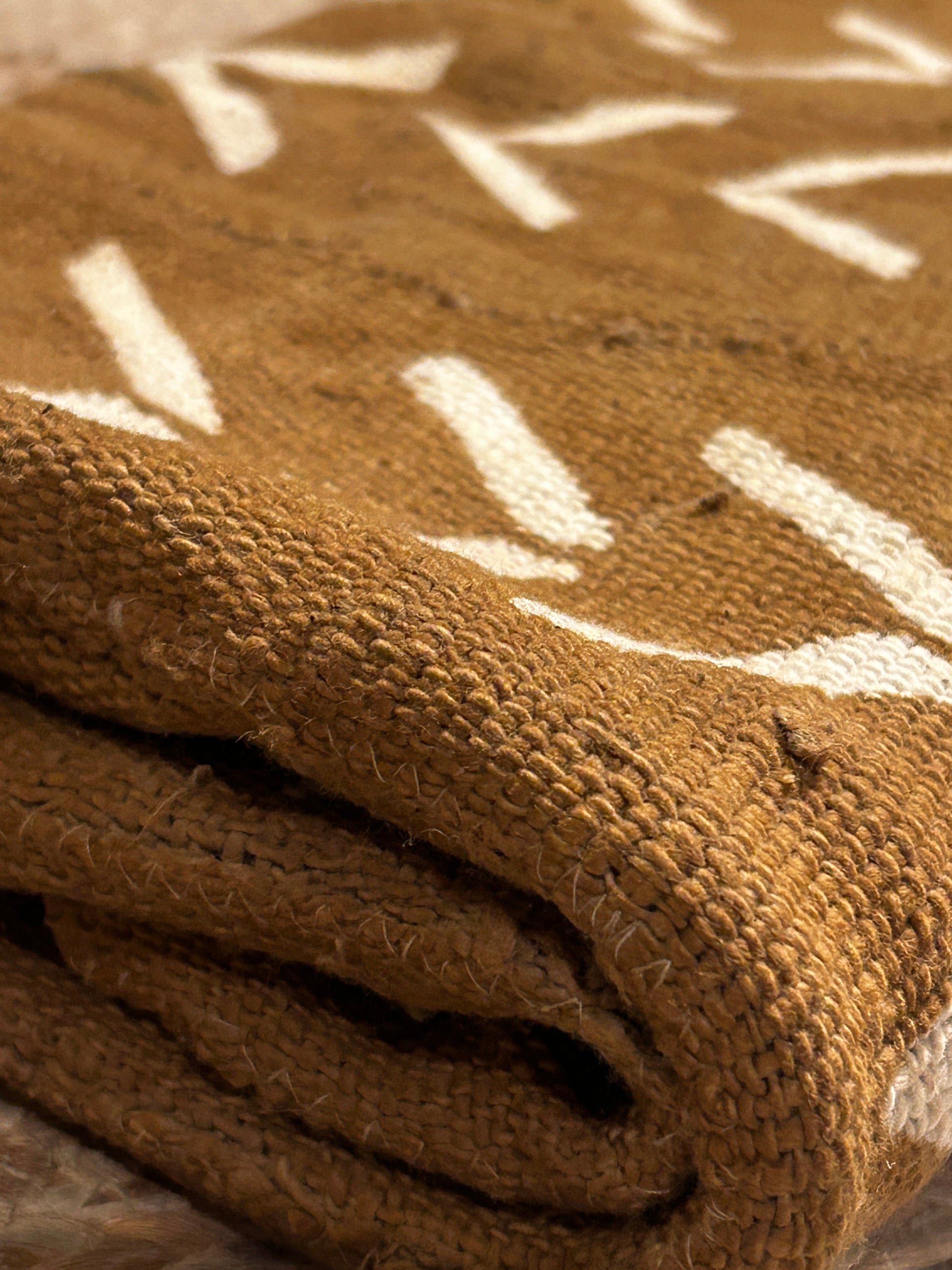 Handwoven Mud Cloth Throw 160cm x 100cm