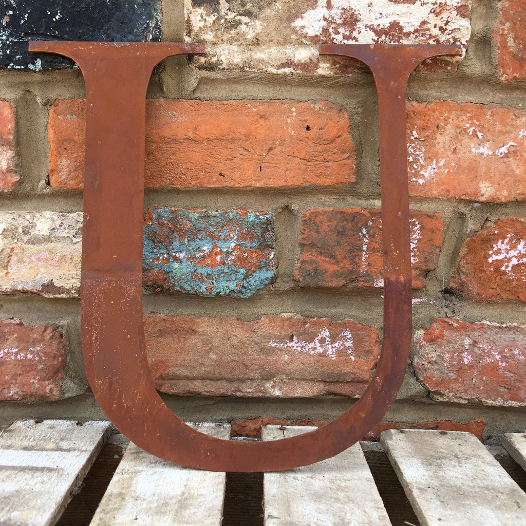 Rustic Metal Letters and Numbers 5 inch and 12 inch for Home and Garden Decor