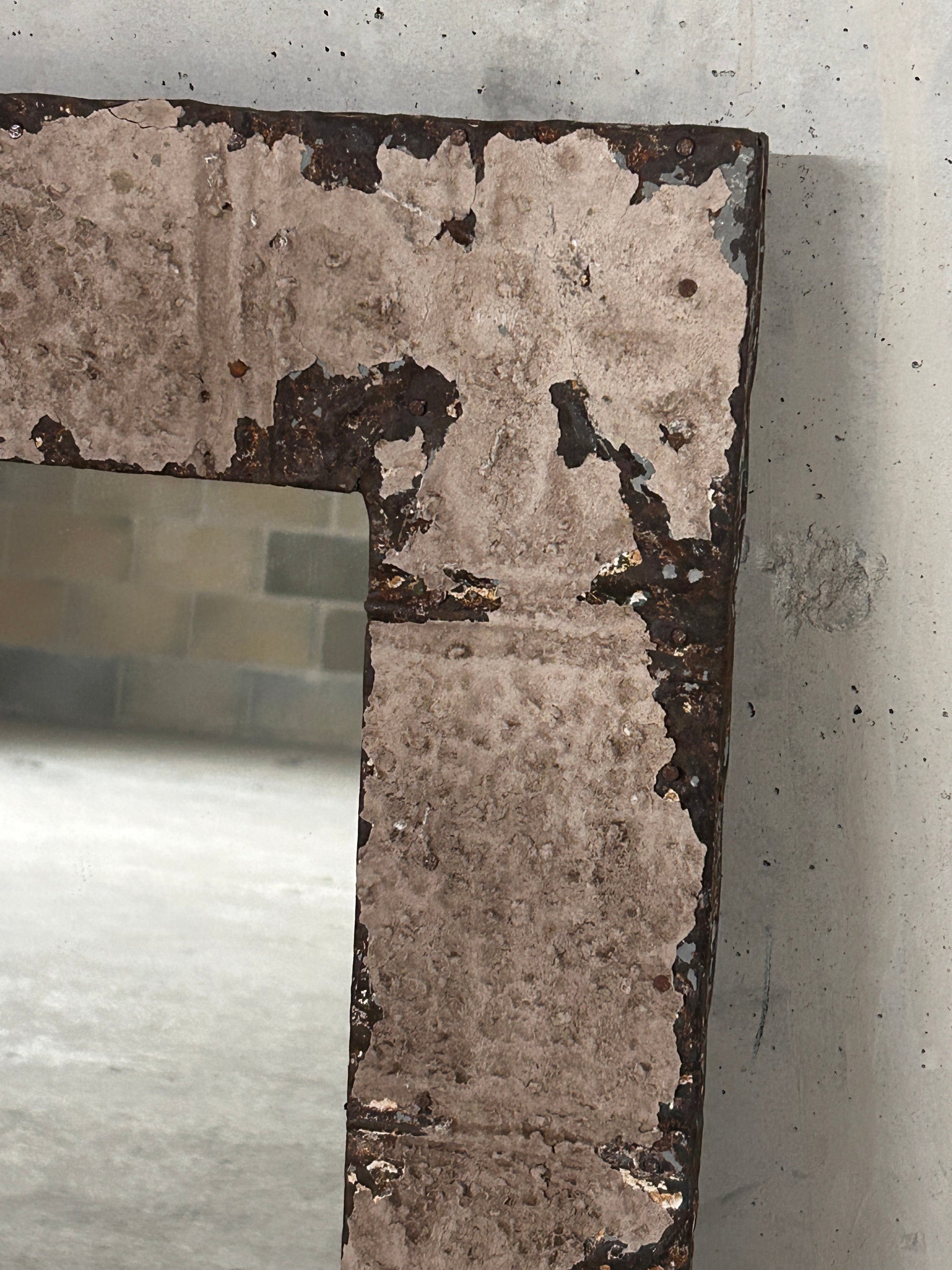 Pressed Tin Ceiling Tile Mirror 58cm