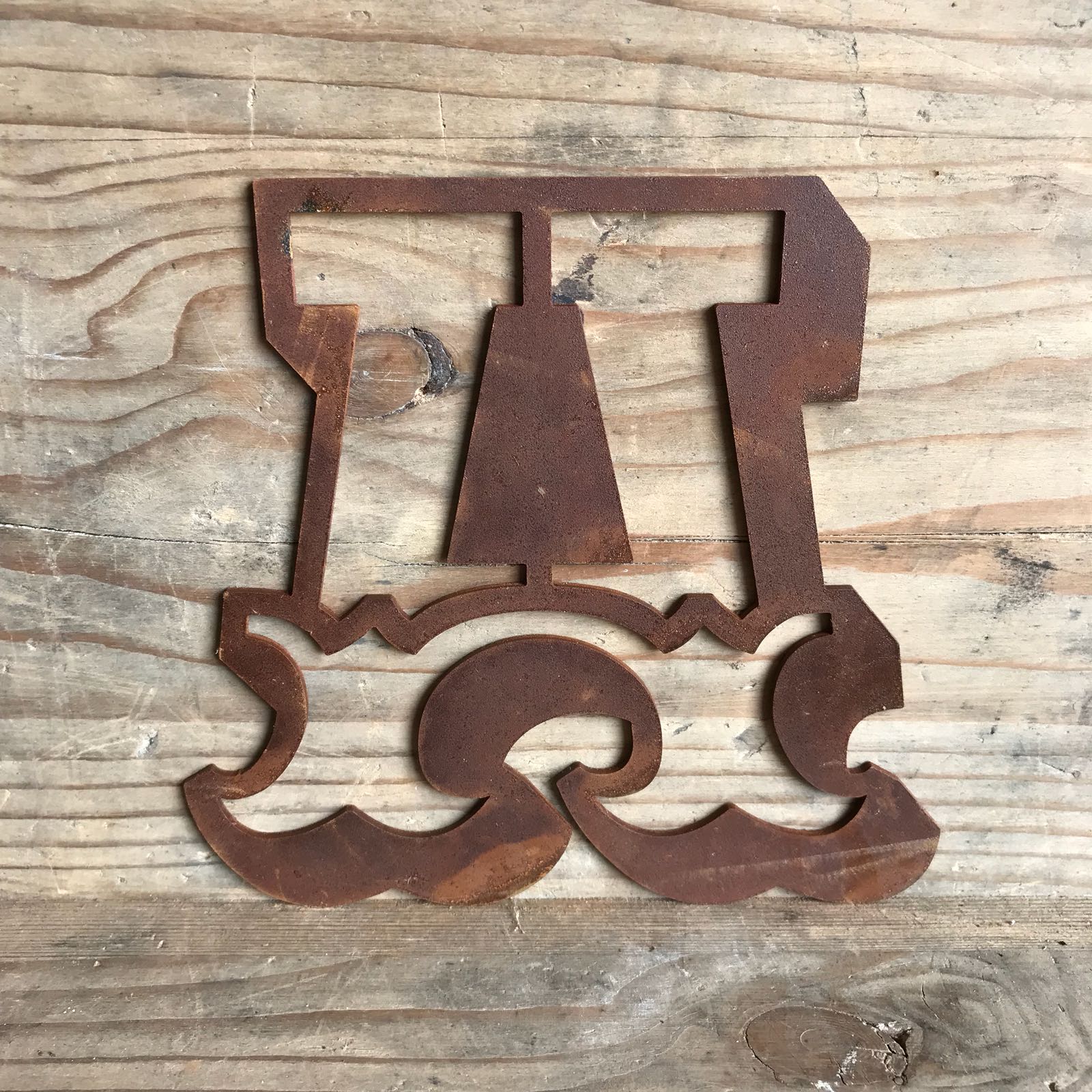 Rusty 5 Inch Carnival Metal Letters A to Z