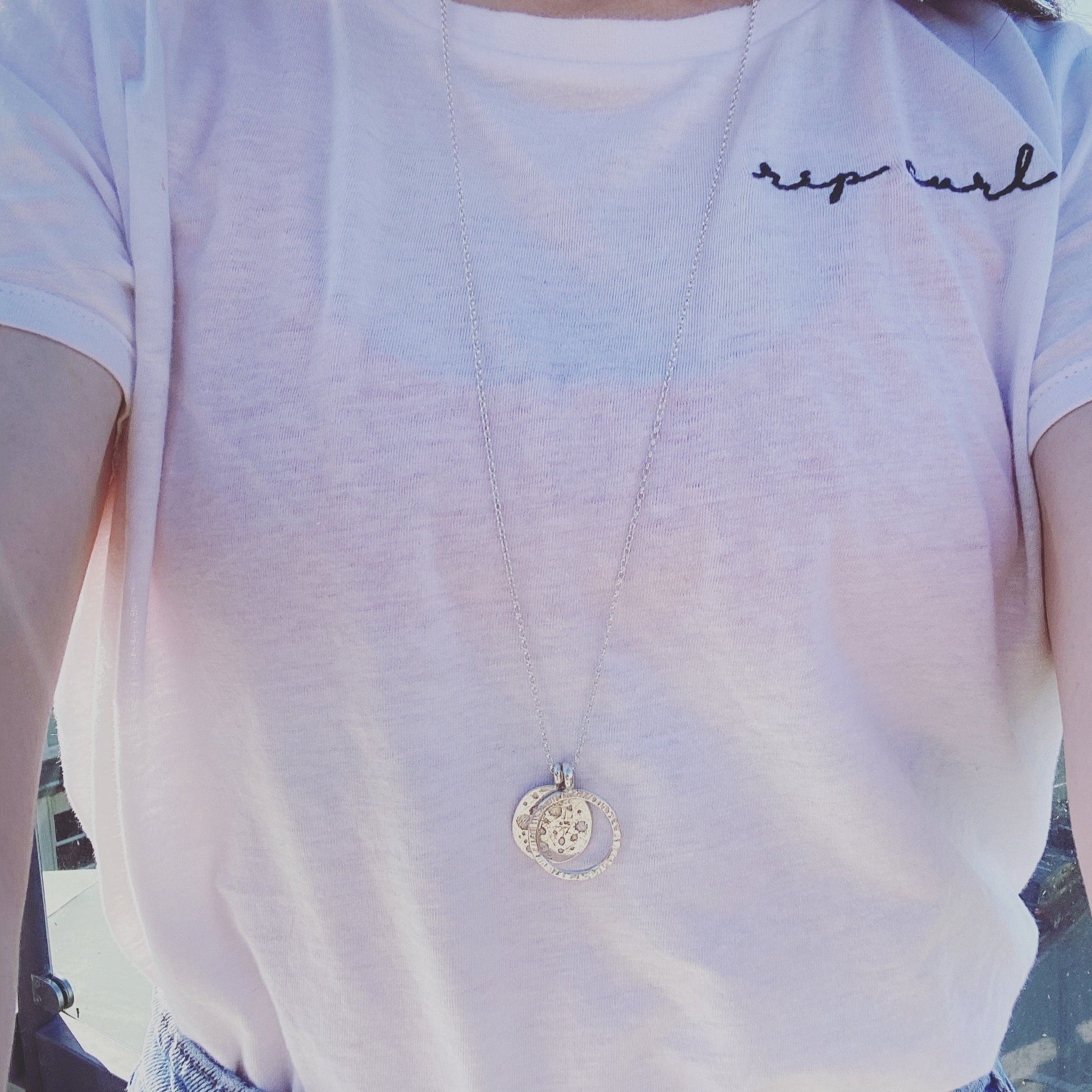 Maxi Luna Phases Long Necklace