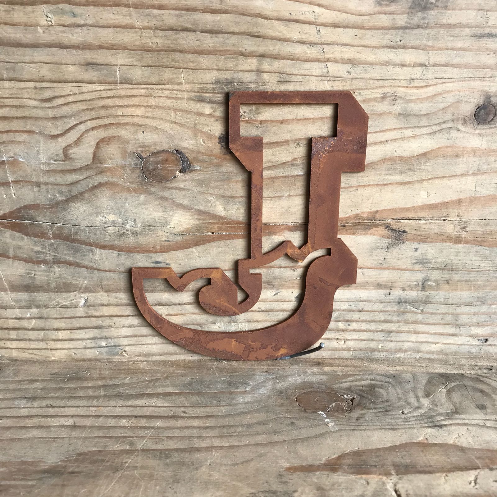 Rusty 5 Inch Carnival Metal Letters A to Z