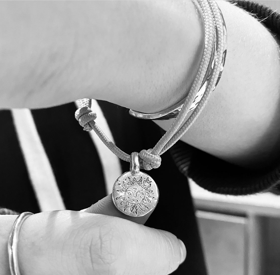 Solstice Rope Bracelet in Sterling Silver
