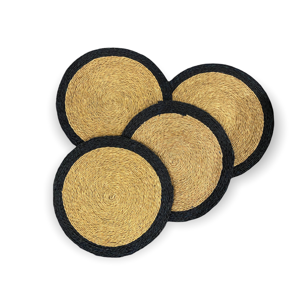 Hand Woven Grass Place Mats Set of 4