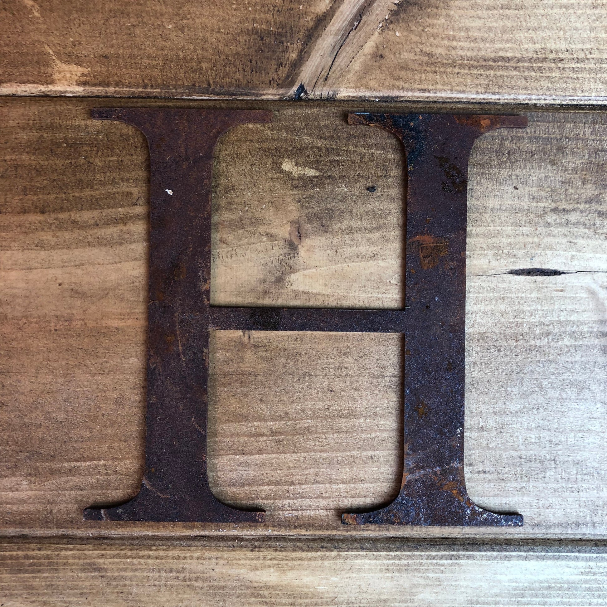 5 Inch Rusty Metal Alphabet Letters and Numbers A-Z 0-9